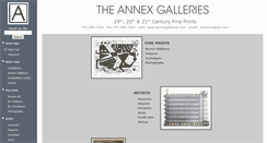 Desktop Screenshot of annexgalleries.com